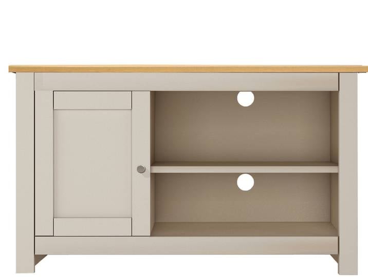 Lowboard EMERALD 95 x 39 x 58 cm Creme/Eichefarben