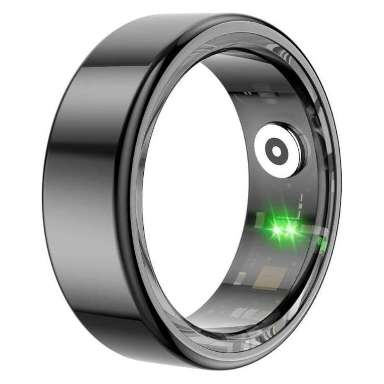 Colmi R02 Smart Ring (10, Gold, Schwarz) (R02 Black 10)