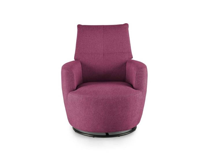 set one by Musterring SO 1450 Sessel in Cord oder Chenille inkl. Dreh- und Wippfunktion - Luxus-Microfaser (Chenille) DPR traffic purple - ohne Zusatzausstattung Drehfunktion, Wippfunktion Modern