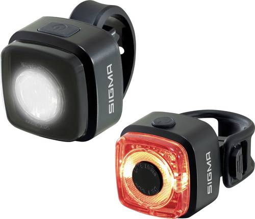 Sigma Fahrradbeleuchtung Set AURA MICRO Set Akkubetriebenes LED-Leuchtmittel akkubetrieben