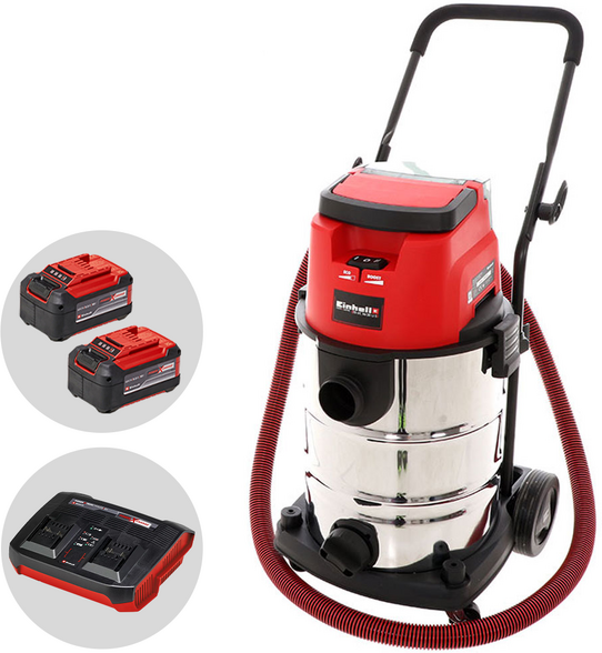 Einhell TE-VC 36/30 Li - Aspirateur de solides et liquides à batterie - 2x 18V 5.2Ah
