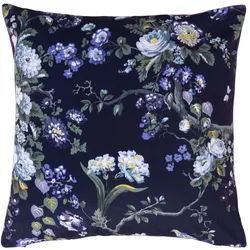 KISSENHÜLLE Samt 46/46 cm – Nächtlicher Garten