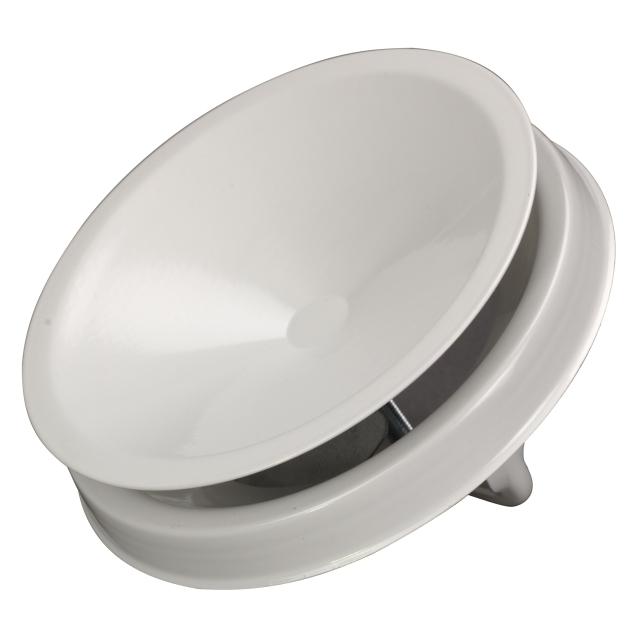 Lindab Zuluftventil KIR 100 u/Rahmen RAL9003 (116130)
