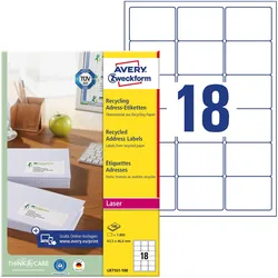 Avery, Etiketten, Adress-Etiketten