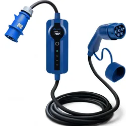 Voldt® CEE Ladekabel Typ 2 | 1 phasig | 8A - 32A | 7.4kW  + APP | 5 Meter