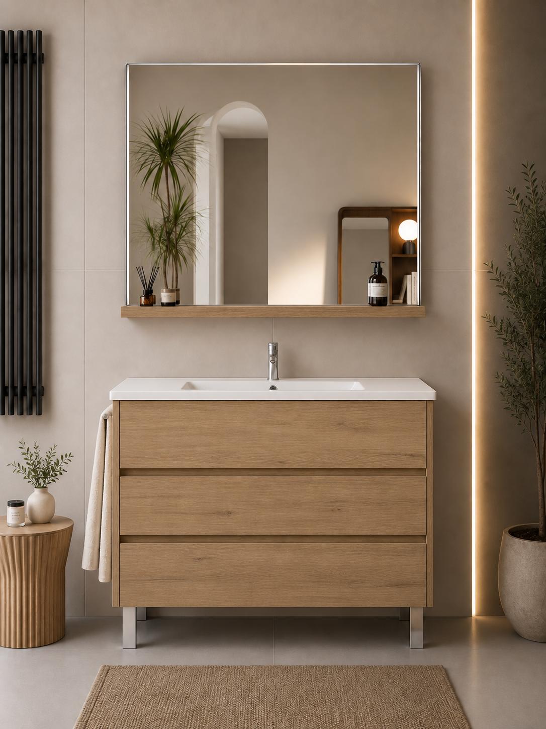 ORIGEN BATH IMPERIA Badmöbel mit Waschbecken 80x40 cm, Estepa