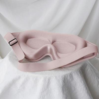 Uplifted Finds 3D Sleep Mask Soft Memory Foam Eye Cover For Light Blocking And Comfortable Rest pink