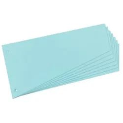 Aktenfahne 100 Stück blau Trapezform