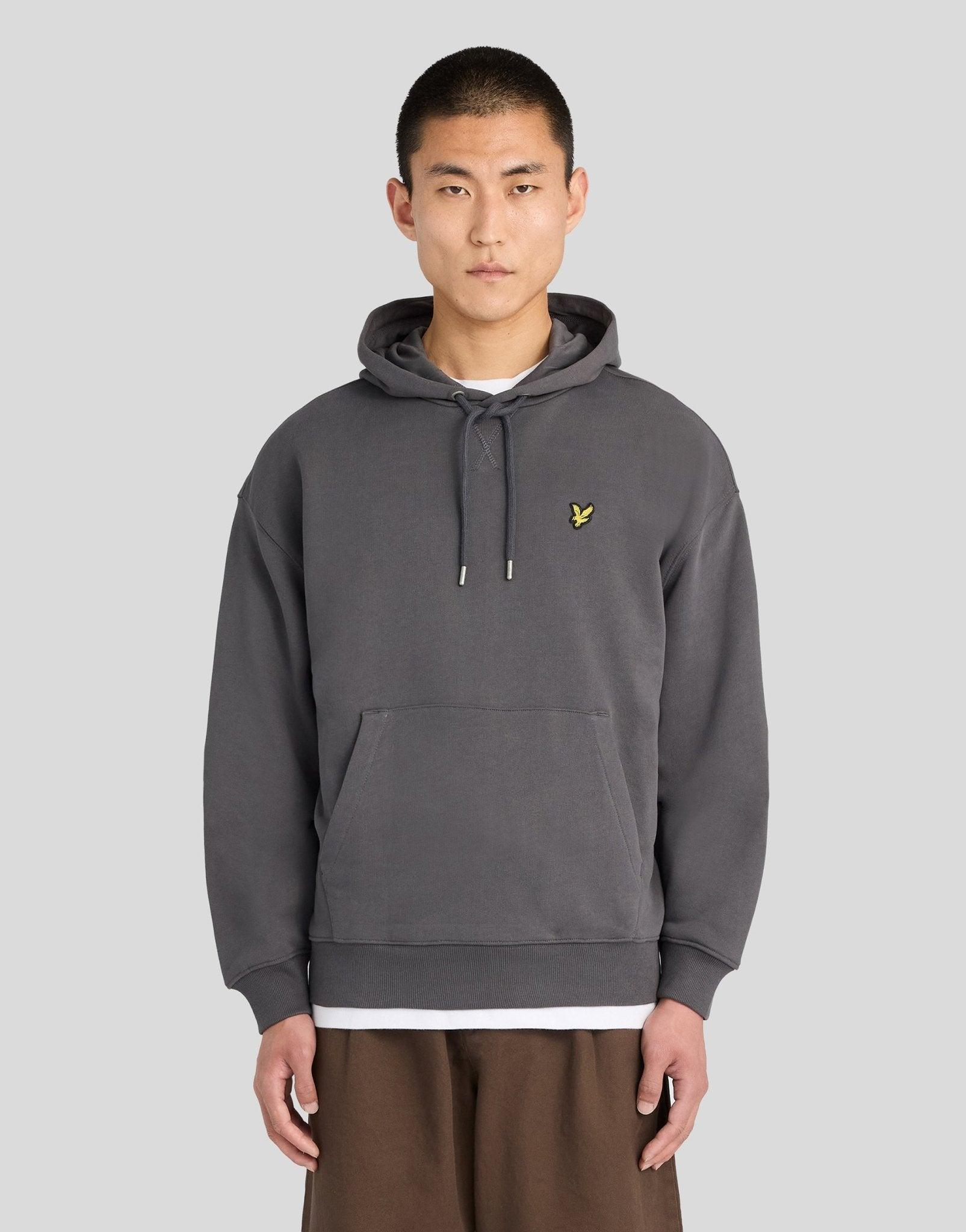 Schwerer Loopback-Pullover-Hoodie