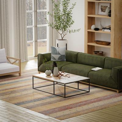 NAVATEXTURA Southwestern Machine-made Tribal Rug