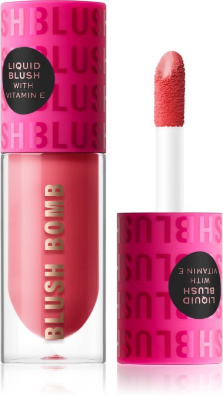 Revolution Blush Bomb cream blush shade Savage Coral 4.6 ml
