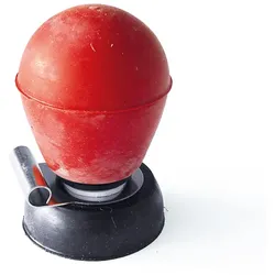 Brustwandsaugelektrode rot, für Hellige, mit 4 mm Bananenstecker-Anschluss