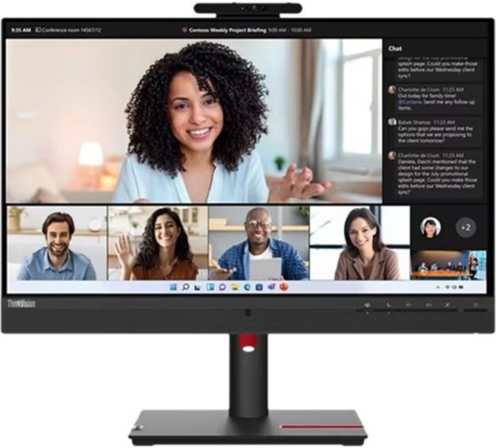 Monitor lenovo thinkvision t24mv - 30 23.8 pulgadas fhd 75hz