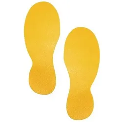 Durable Stellplatzmarkierung Form Fußabdruck selbstkl.signalgelb 5 PA Pk.