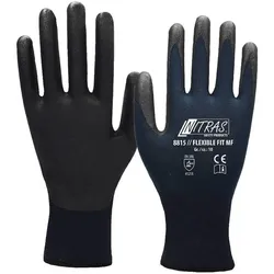 AS Arbeitsschutz Arbeitshandschuhe | 12 Paar Nitras Flexible Fit MF Strickhandschuhe | Gr. 10