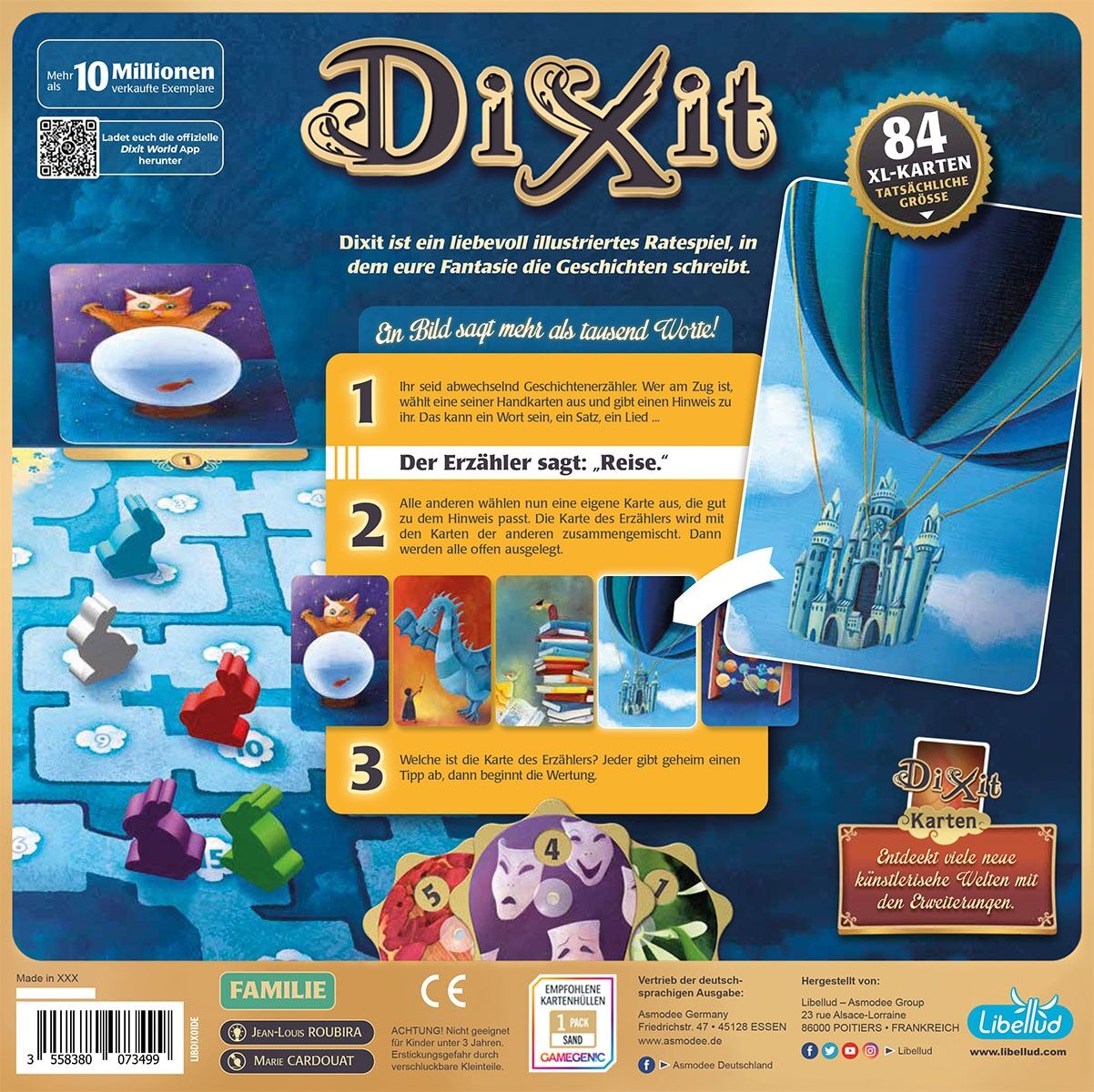 Spiel ASMODEE "Dixit", bunt, Spiele, Kinder, Spiel