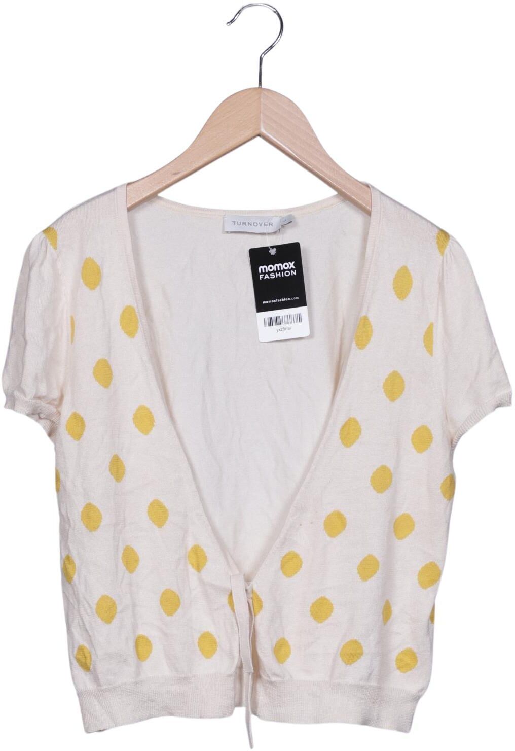 Turnover Damen Strickjacke, Mehrfarbig, Gr. L, Baumwolle - Second Hand