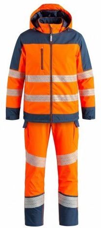 Giubbotto Softshell Elmas AVW800 + Pantalone HV Orio per lavoro, personalizzabile Personalizzate o neutre Sottozero