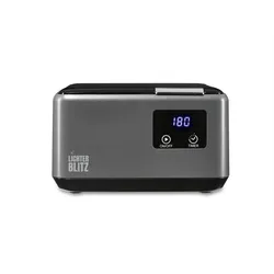 LichterBlitz Lichterblitz Ultraschallreiniger 50 W, Grau/Schwarz, Ultraschallreiniger, Schwarz, Grau