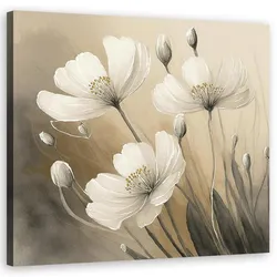 WANDBILD blumen pflanzen botanik