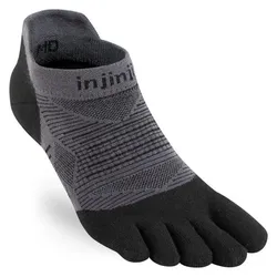 Injinji, Unisex, Sportsocken, Run Original No-Show (XL), Schwarz