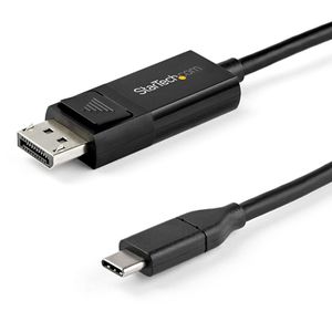 StarTech USB-Adapter CDP2DP142MBD, schwarz, DisplayPort Stecker auf USB-C Stecker, USB 3.1