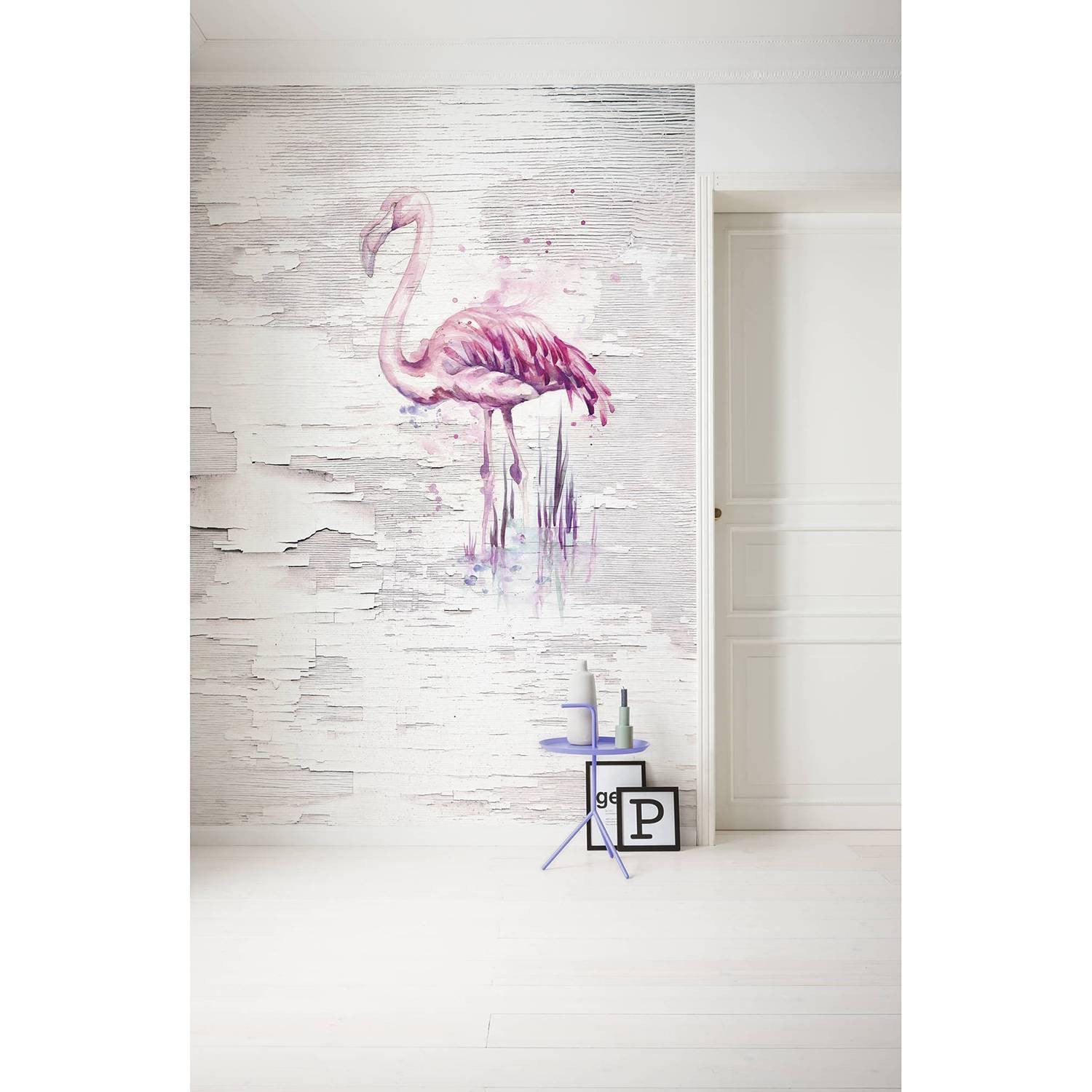 home24 Fotobehang Pink Flamingo B/H: 200 x 250 cm