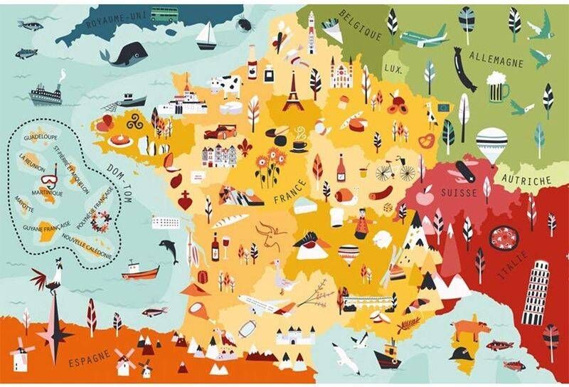 Helvetiq Mypuzzle France - 252 grandes pièces