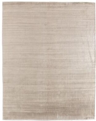 Exquisite Rugs Sanctuary handloomed Bamboo Silk/Wool Light Beige Area Rug