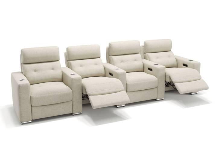 Stoff 4-Sitzer Couch MATERA Relaxcouch
