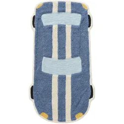 Lytte Kinderteppich Niki Blau 80x150 cm - Teppich für Kinderzimmer