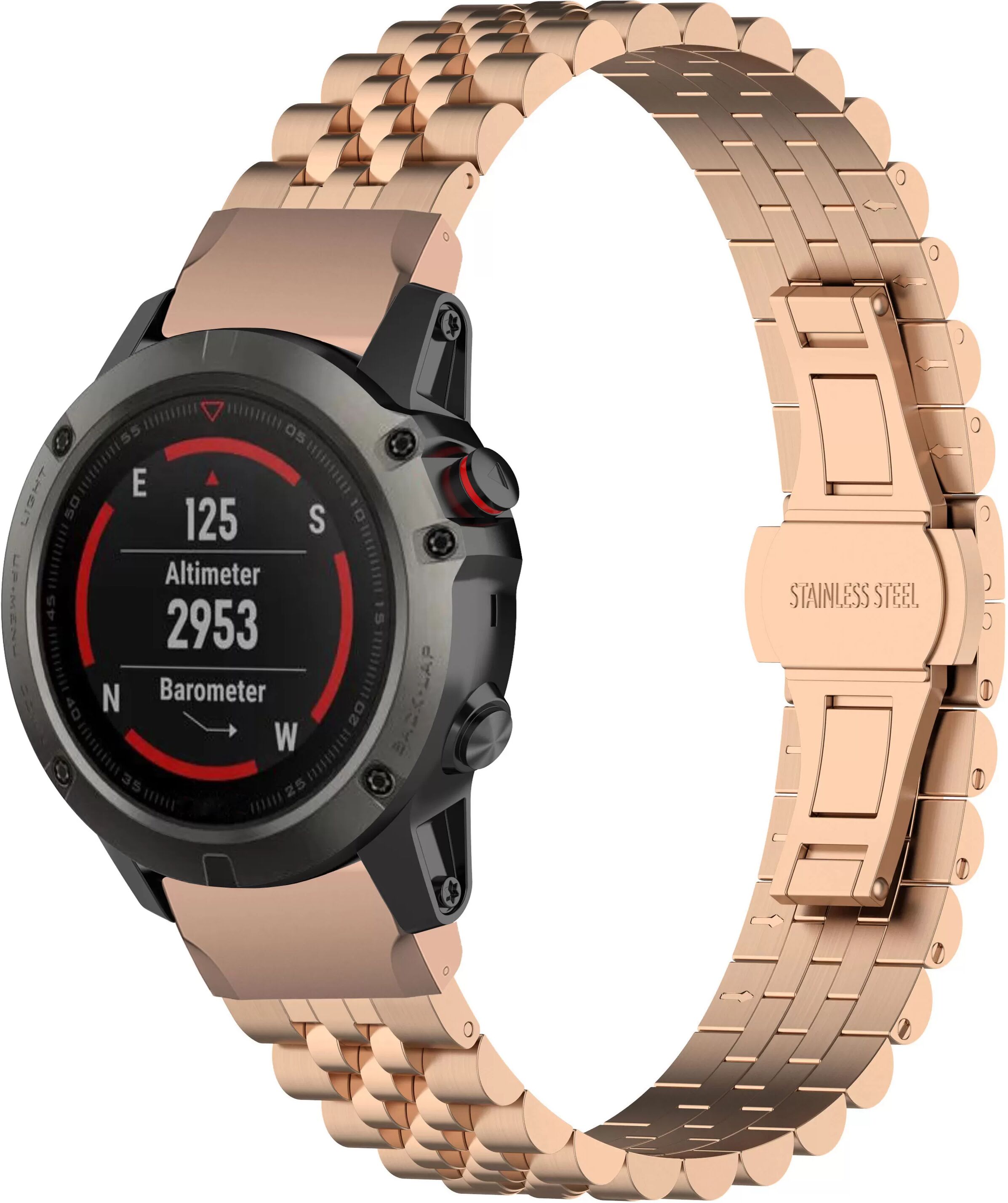 INF Uhrenarmband aus Edelstahl
