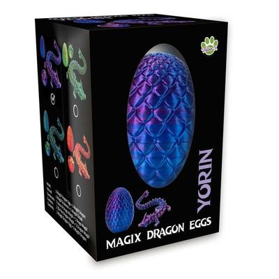 Drachenei 'MagiX Dragon Egg YORIN', lila, Drachen 22,5 cm & Ei 8 cm