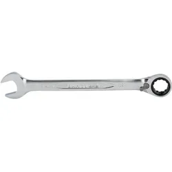Bahco, Schraubenschlüssel, 1/4" Knarren-Ring-Maulschlüssel mit Chrom-Finish, 128 mm