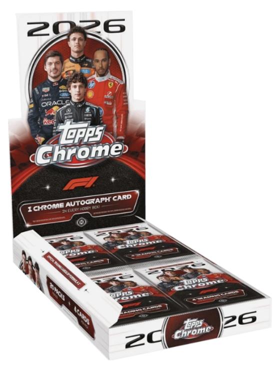 2026 Topps Chrome Formula One Hobby Box Englisch