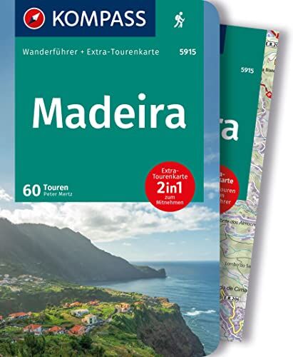 KOMPASS Wanderführer Madeira, 60 Touren: mit Extra-Tourenkarte, GPX-Daten zum Download - Preis vom 14.10.2026 23:07:16 h