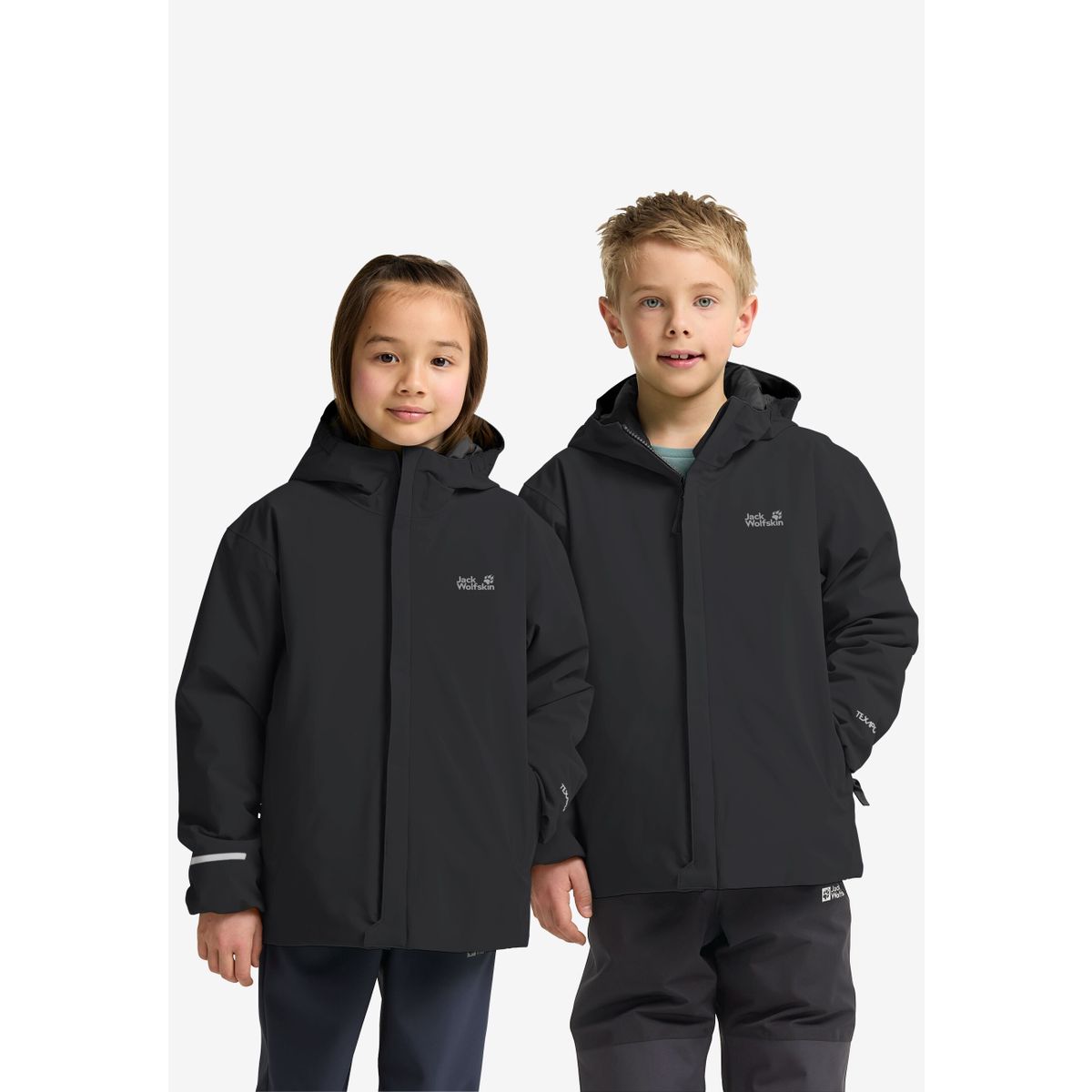 Jack Wolfskin Flowline Ski Jacket Kids black (6000) 164 A65317_6000_K16