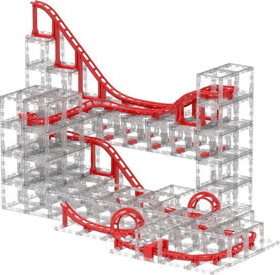 DesignNest MagnetCubes CoasterCubes Advanced Pack - 168 onderdelen - Wit Rood
