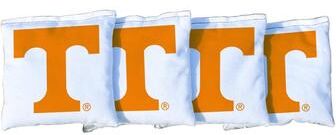 Skip's Garage Tennessee Volunteers White Cornhole Bags Version 1