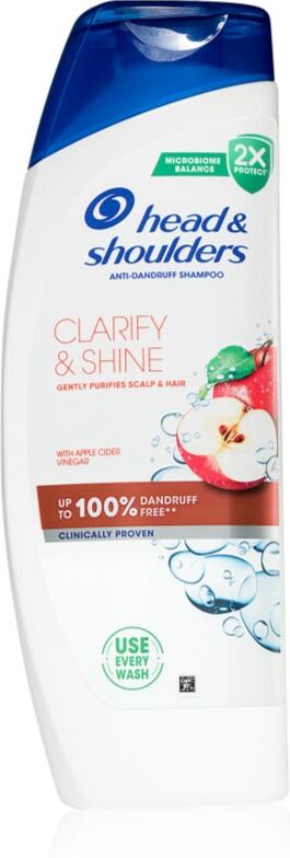 Head & Shoulders Clarify&Shine Apple Cider shampoing antipelliculaire 400 ml