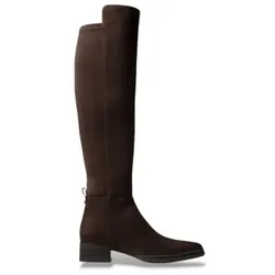 Michael Kors für Damen. 40F6LXMB1S Lex Stiefel Schokoladenbraun (38.5), Stoff, Wohnung, Keine, Lässig