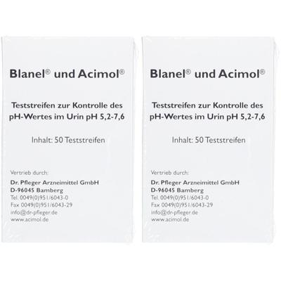 Teststreifenheft z.Bestimmung d.Urin ph Wertes 2x 2x50 St Teststreifen