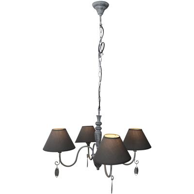 NÄVE Pendelleuchte "Vintage", grau, 4, Ø 16cm H: 15cm, Leuchten, Hängeleuchte, Hängelampe, Pendelleuchte