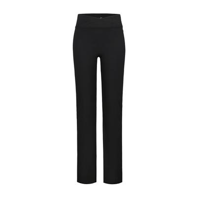Sporthose LUHTA "Luhta Leggings Eevala", Damen, Gr. L, US-Größen, schwarz, Stoff, 77% Polyamid, 23% Elasthan, Hosen Sporthose