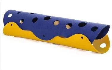 Inspired Living Cozy Felt Cat Tunnel Toy For Interactive Play And Napping 3 90x45cm