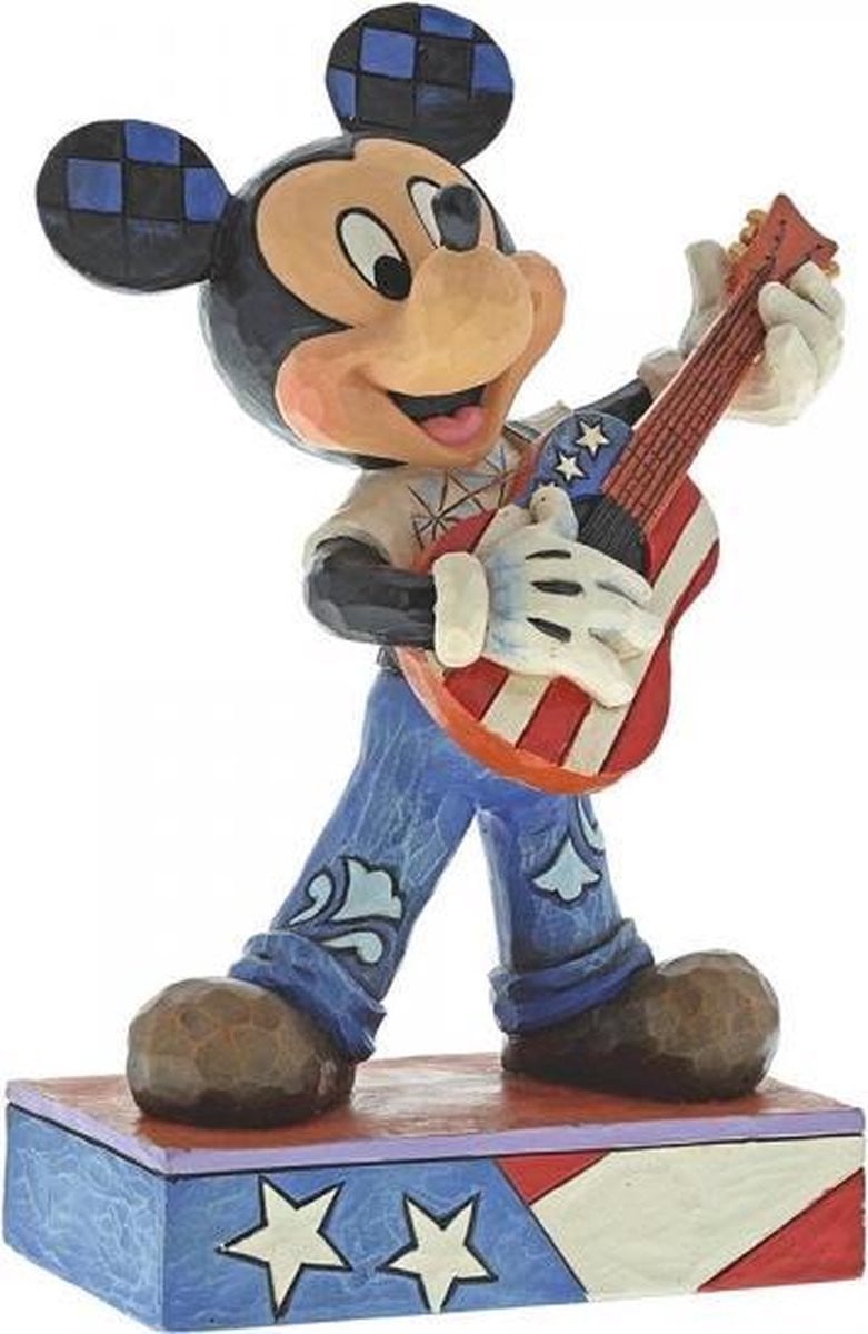 Disney Traditions Mickey Mouse Rock 'n Roll Beeldje