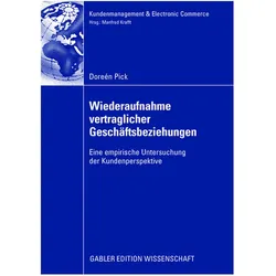Wiederaufnahme vertraglicher Geschäftsbeziehungen, Fachbücher von Doreén Pick