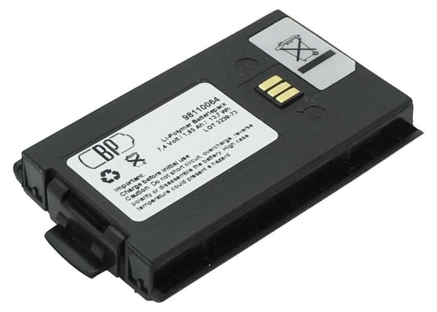 AccuCell Funkaccu LiPoly 7,4V 1850mAh vervangt Sepura 300-00635
