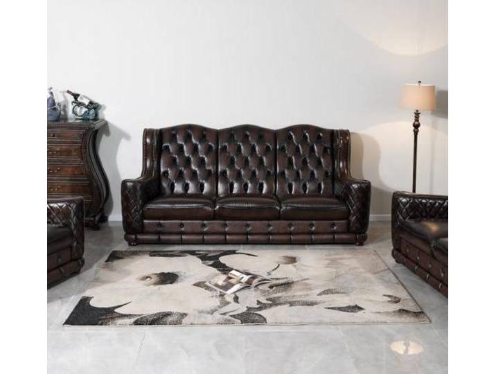 SOFORT LIEFERBAR Sofa Chesterfield 3-Sitzer Couch Watford Ledersofa SONDERPREIS