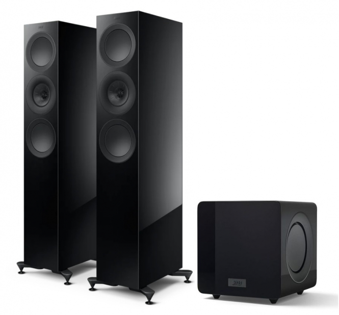 KEF KEF R7 Meta - Paar + KF92 - Schwarz